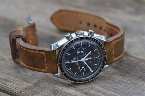 omega leather watch
